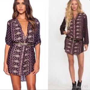 Spell and the Gypsy Gypsiana shirt dress M EUC